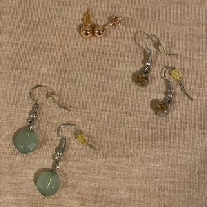 Dainty earring trio